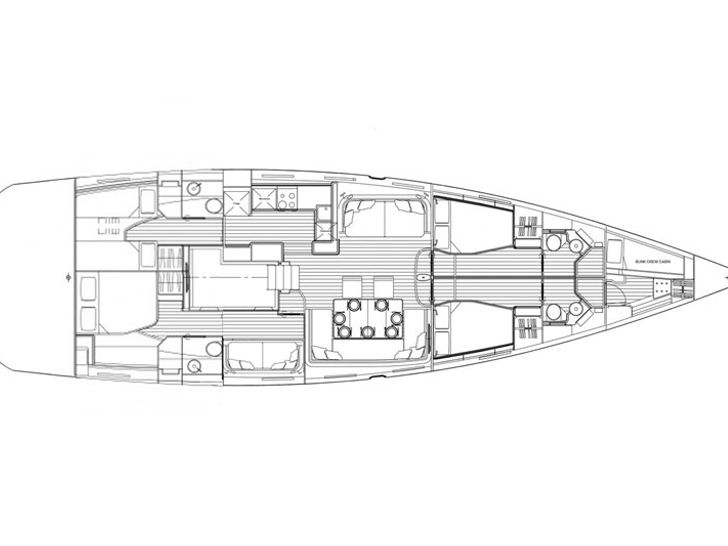 LUNOUS Jeanneau 64 Layout