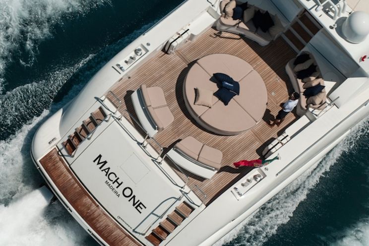 Charter Yacht MACH ONE - Mangusta 105 - 4 Cabins - Cannes - Antibes - Nice - Villefranche - Monaco