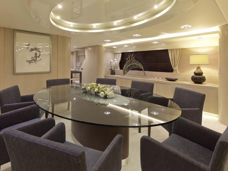 MAGIX Heesen 38m Luxury Superyacht Dining