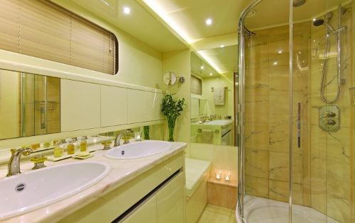 MAGIX Heesen 38m Luxury Superyacht VIP Bathroom