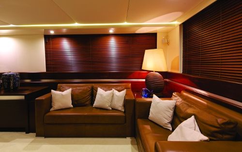 MAGIX Heesen 38m Luxury Superyacht Seating Area