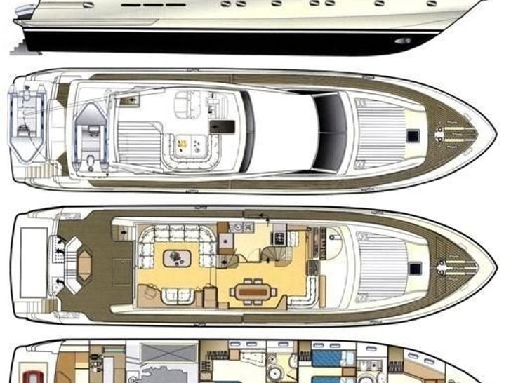 MAITE Ferretti 72 Layout