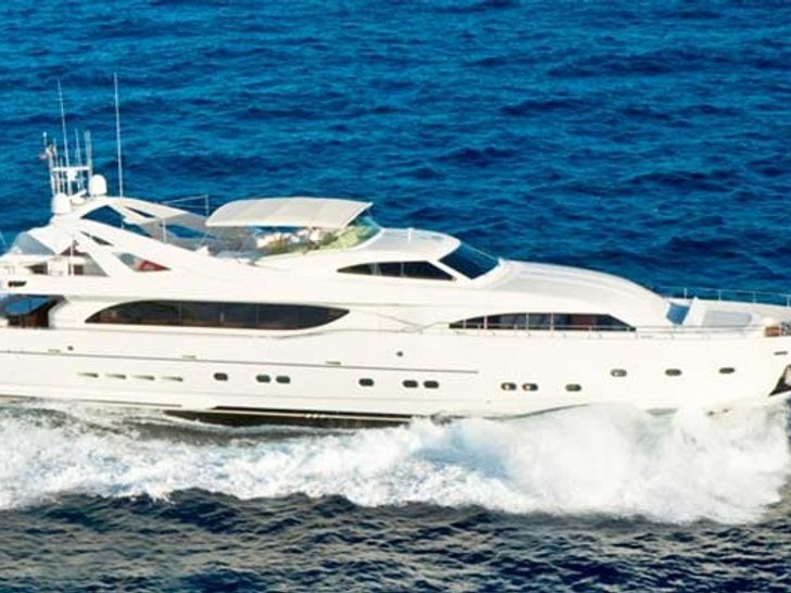 MAMBO Ferretti 112 exterior profile