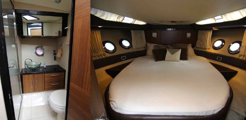 Charter Yacht Marquis 40 SC - 2 Cabins - Miami Day Boat Rental - Miami - South Beach - Biscayne Bay