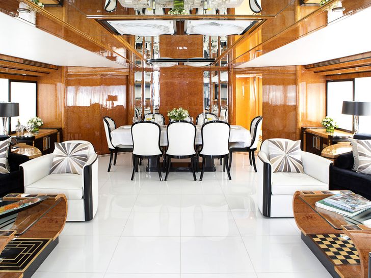 MILOS AT SEA Codecasa 35m Salon MILOS AT SEA Codecasa 35m Salon