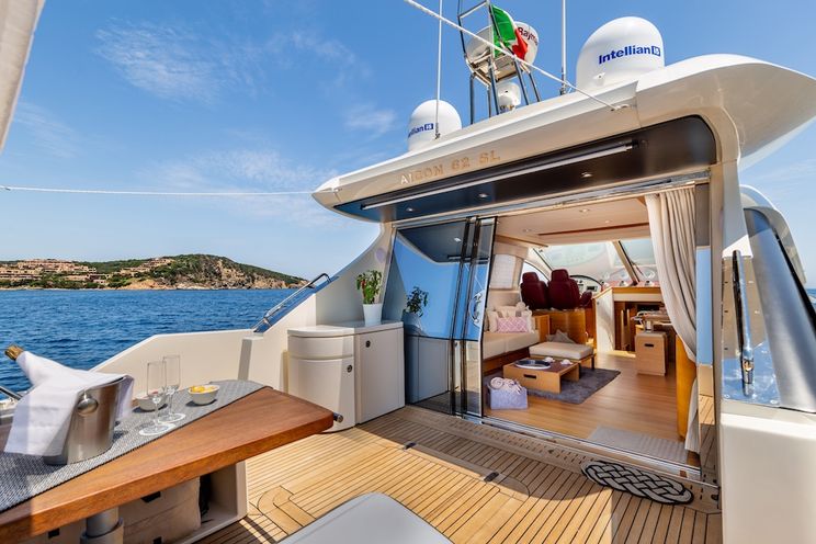 Charter Yacht MINE - Aicon 62 SL - 3 Cabins - Porto Cervo - Portisco - La Maddalena - Sardinia - Italy