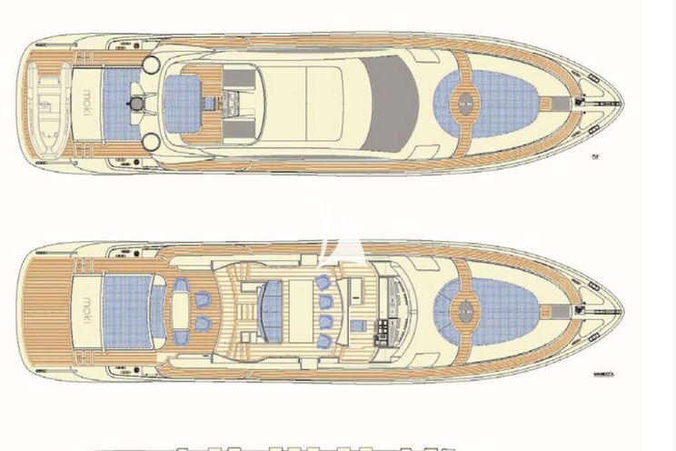 Charter Yacht MOKI - Cerri Cantieri Navali 26m - 4 cabins: