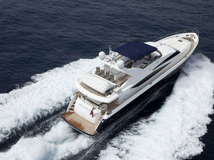 MOLLY MALONE Princess 95 Luxury Motoryacht Running MOLLY MALONE Princess 95 Luxury Motoryacht Running