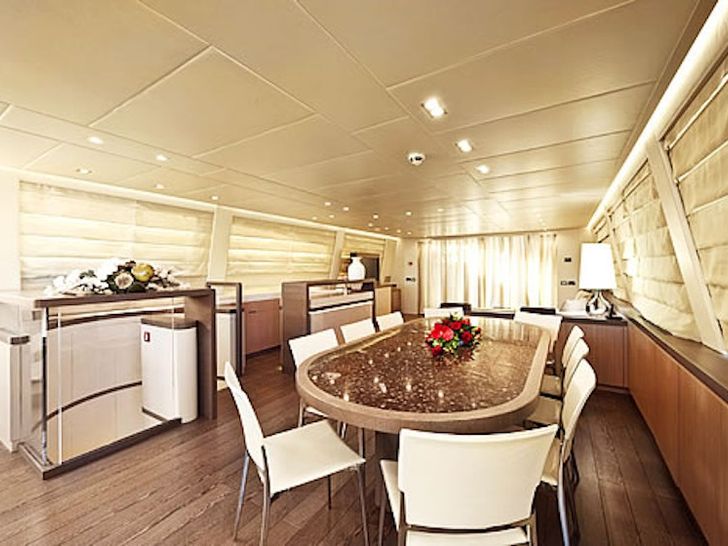 MUSA AB Yachts 116 - dining area MUSA AB Yachts 116 - dining area