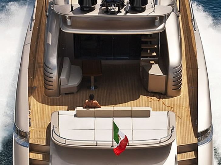 MUSA AB Yachts 116 - aft deck MUSA AB Yachts 116 - aft deck