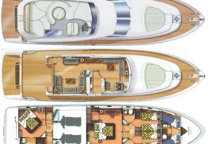 Charter Yacht NADAZERO - Raffaelli Yachts 22m Ontera - 4 Cabins - Sorrento - Naples