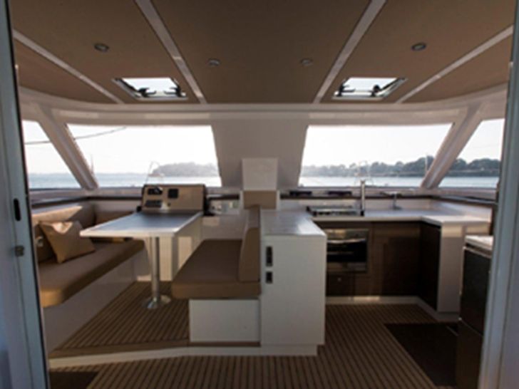 Nautitech Open 40 - Galley and Saloon Nautitech Open 40 - Galley and Saloon