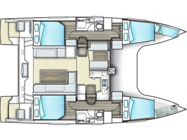 Nautitech Open 40 - Layout Nautitech Open 40 - Layout