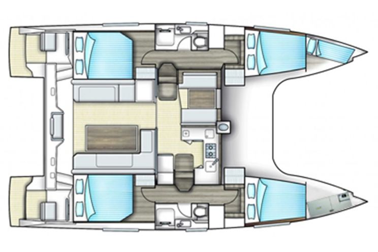 Charter Yacht Nautitech Open 40 2016 - 5 Cabins - Phuket,Thailand