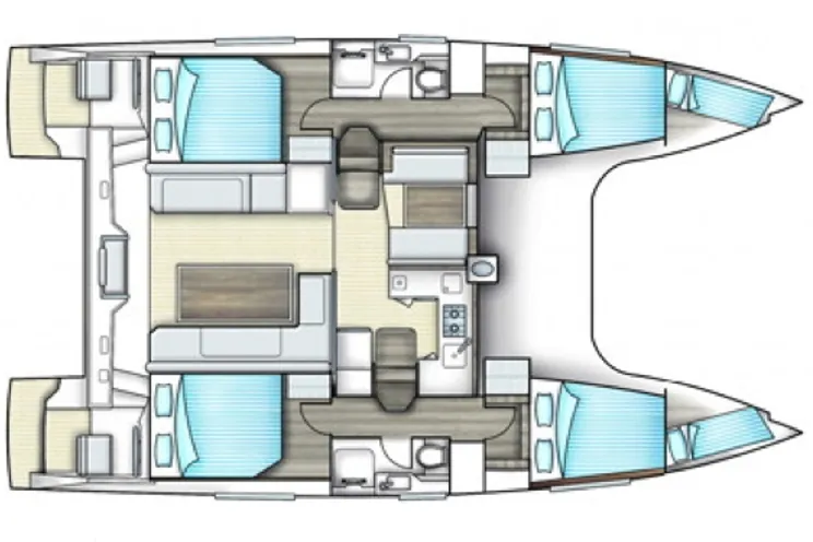 Charter Yacht Nautitech Open 40 2016 - 6 Cabins - Phuket,Thailand