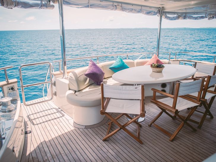 NAWAIMAA Aft Deck Dining NAWAIMAA Aft Deck Dining