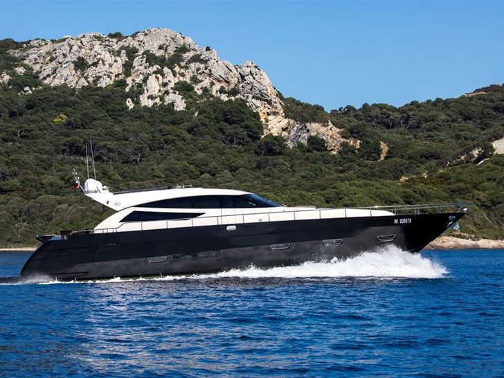 NEA MONI Cayman 75 Luxury Yacht Running NEA MONI Cayman 75 Luxury Yacht Running