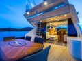 NEA MONI Cayman 75 Luxury Yacht Aft Deck NEA MONI Cayman 75 Luxury Yacht Aft Deck