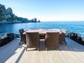 NEA MONI Cayman 75 Luxury Yacht Al Fresco Dining NEA MONI Cayman 75 Luxury Yacht Al Fresco Dining