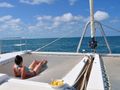 NERA Crewed Catamaran Belize Trampoline NERA Crewed Catamaran Belize Trampoline