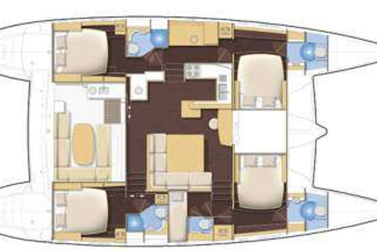 Charter Yacht NERA - Lagoon 500 - 4 Cabins - Belize City - San Pedro - Guatemala