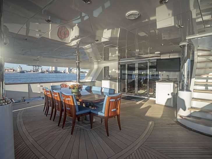 MISS CHRISTINE Aft Deck MISS CHRISTINE Aft Deck