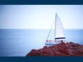NINAH II Cannes Event Charter Catamaran Running