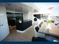 LADY VOLANTIS - Sunseeker 115 Sports Yacht,aft alfresco dining area