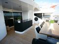 LADY VOLANTIS - Sunseeker 115 Sports Yacht,aft alfresco dining area