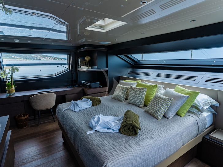NOOR Sanlorenzo 102 - master cabin NOOR Sanlorenzo 102 - master cabin