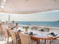 ISA Motor Yacht OASIS Al Fresco Dining ISA Motor Yacht OASIS Al Fresco Dining