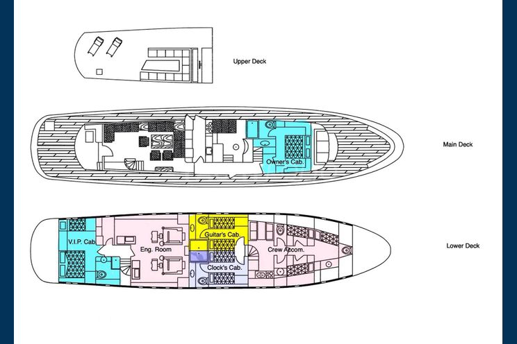 Charter Yacht OCEANE II - CRN Ancona 28m - 4 Cabins - Athens - Mykonos - Rhodes
