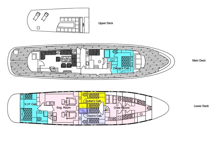 Charter Yacht OCEANE II - CRN Ancona 28m - 4 Cabins - Athens - Mykonos - Rhodes