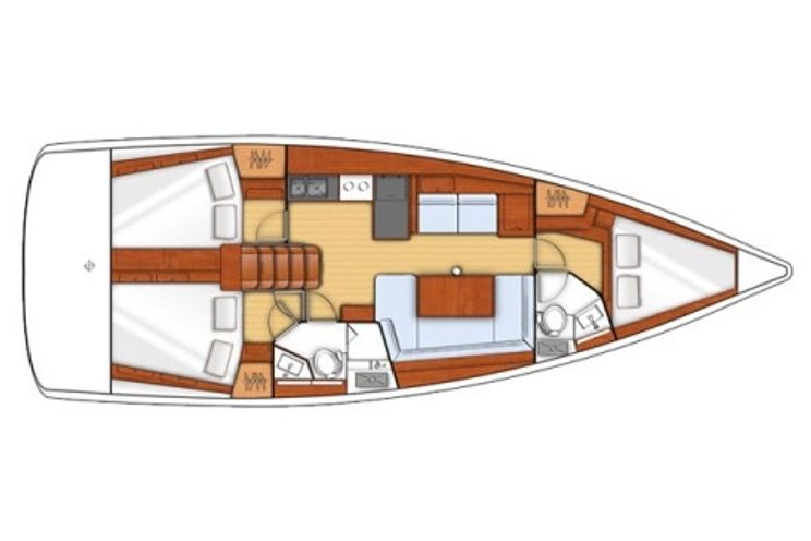 Charter Yacht Oceanis 41 - 3 Cabins - Portisco - Olbia - Porto Cervo