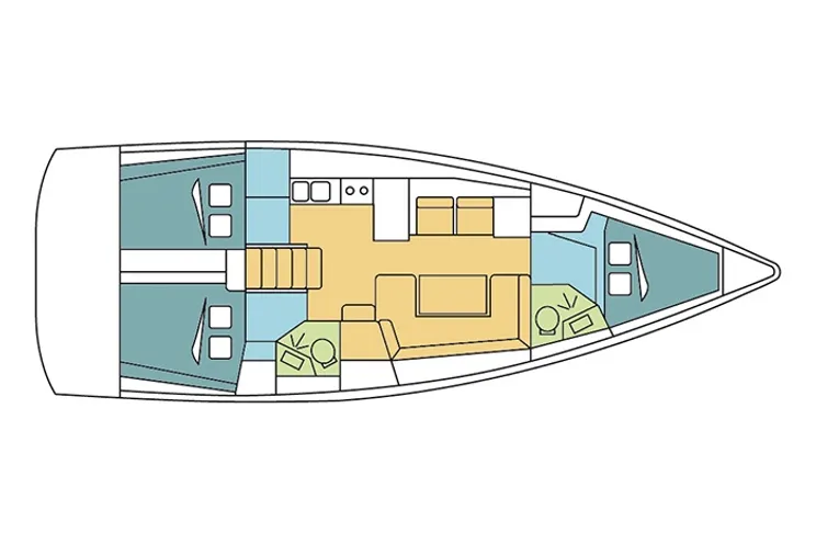 Charter Yacht Oceanis 41 - 3 Cabins - New Caledonia,South Pacific
