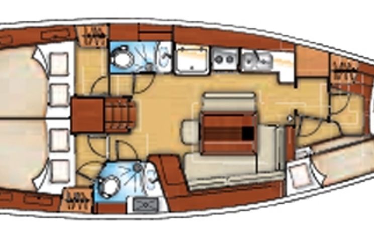 Charter Yacht Oceanis 43 - 4 Cabins - Palamos