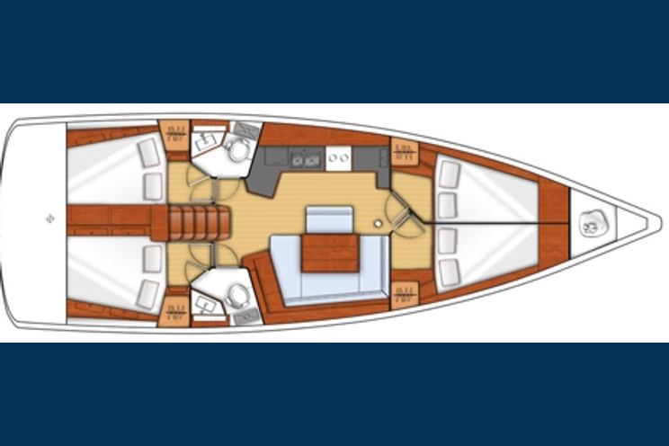 Charter Yacht Beneteau Oceanis 45 - 3 Cabins - Bodrum - Gocek - Marmaris - Fethiye