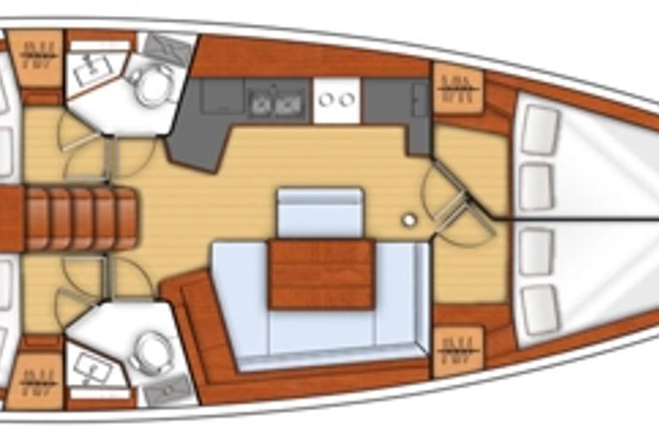 Charter Yacht Beneteau Oceanis 45 - 4 Cabins - Kastela - Dubrovnik - Croatia