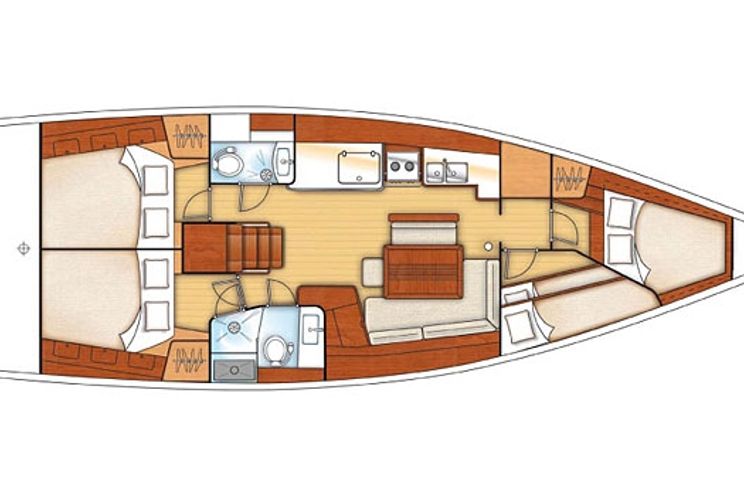 Charter Yacht Oceanis 46 - 4 Cabins - Athens