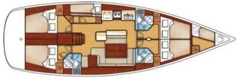 Charter Yacht Oceanis 50 - 4 + 2 Cabins - Puntone Scarlino - Italy