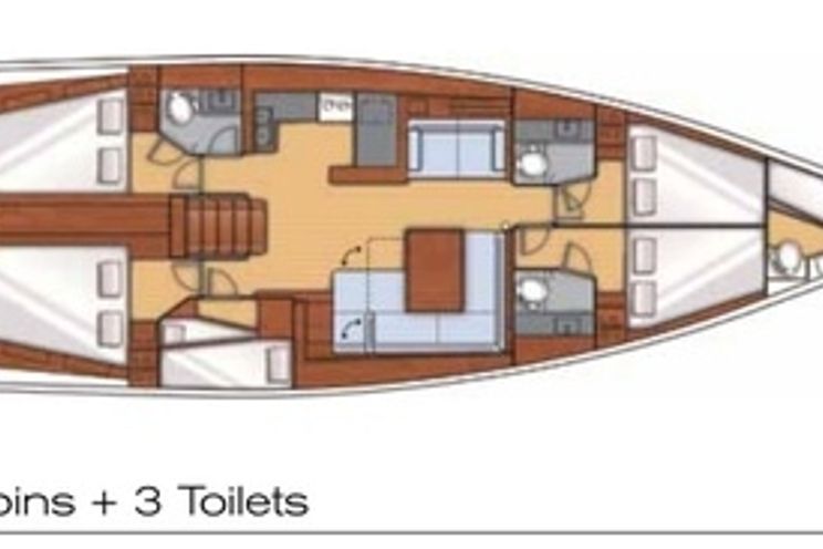 Charter Yacht Oceanis 55 - 5 + 1 Cabins - Pomer,Croatia