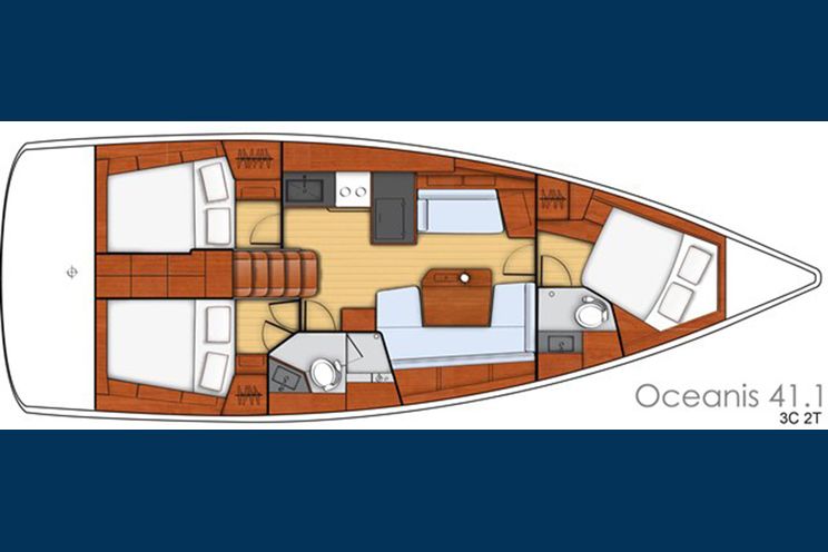 Charter Yacht Oceanis 41.1 - 4 cabins(4 double)- 2020 - Biograd - Sukosan - Sibenik - Trogir