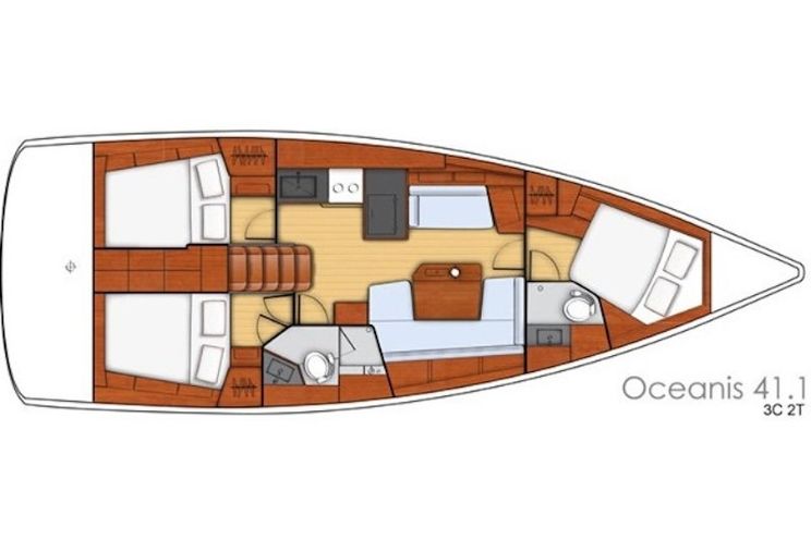 Charter Yacht Oceanis 41.1 - 2020 - 3 cabins(3 double)- Alimos - Lavrion - Mykonos