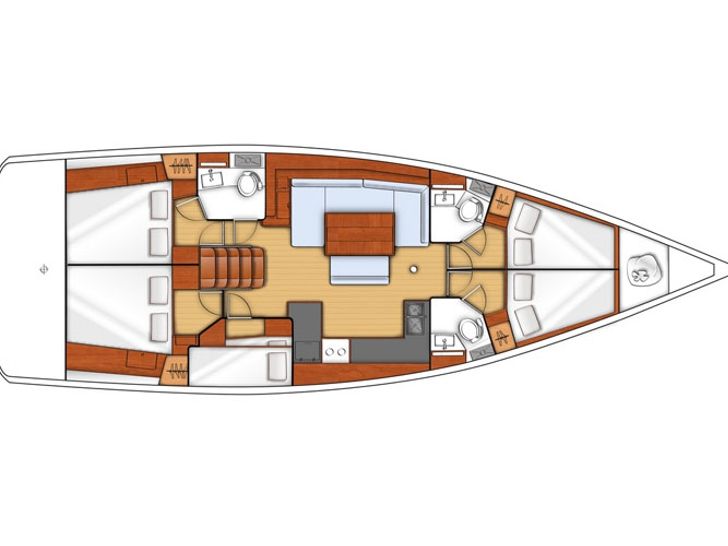 Oceanis 48 - Layout Oceanis 48 - Layout