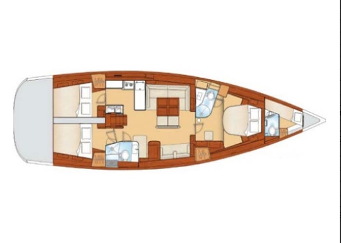 Charter Yacht Oceanis 54 - 4 Cabins - Koh Chang and Koh Samui,Gulf of Thailand