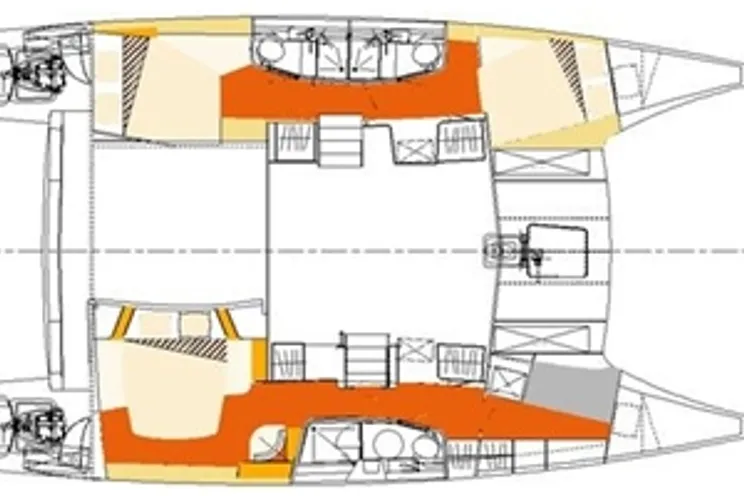 Charter Yacht Fountaine Pajot Orana 44 - 3 Cabins - A/C - British Virgin Islands