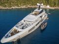 OURANOS Admiral 50m - anchored aerial shot OURANOS Admiral 50m - anchored aerial shot