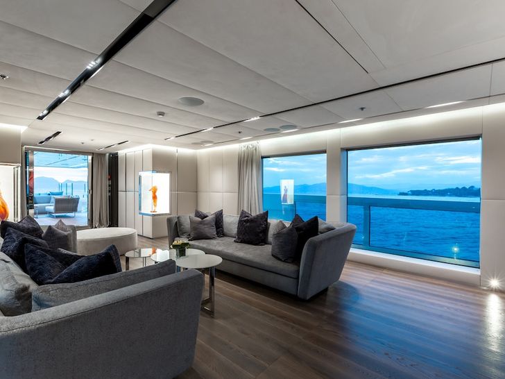 OURANOS Admiral 50m - main saloon other view OURANOS Admiral 50m - main saloon other view