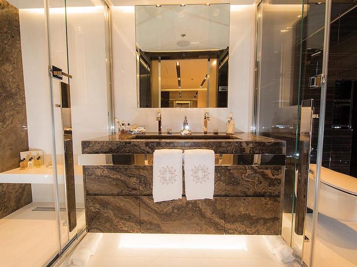 OURANOS Admiral 50m - VIP cabin 1 bathroom OURANOS Admiral 50m - VIP cabin 1 bathroom
