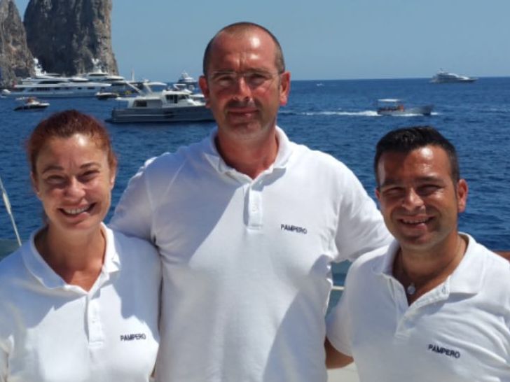 PAMPERO Ferretti 760 Motoryacht The Crew